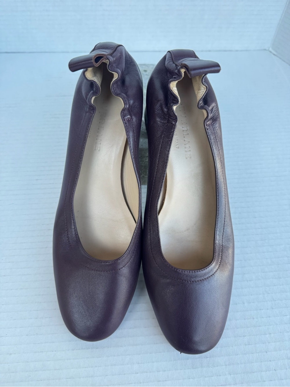 Everlane leather block-heel pumps
